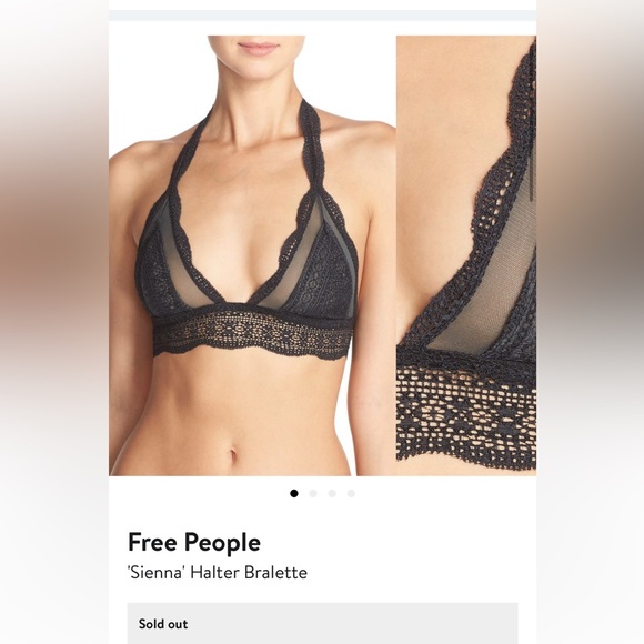Free People - (NEW!) Sienna Halter Bralette - Medium - Picture 7 of 11